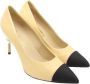 Chanel Vintage Pre-owned Leather heels Beige Dames - Thumbnail 4