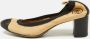 Chanel Vintage Pre-owned Leather heels Beige Dames - Thumbnail 2