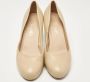 Chanel Vintage Pre-owned Leather heels Beige Dames - Thumbnail 2