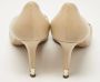 Chanel Vintage Pre-owned Leather heels Beige Dames - Thumbnail 4