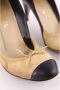 Chanel Vintage Pre-owned Leather heels Beige Dames - Thumbnail 4