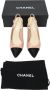 Chanel Vintage Pre-owned Leather heels Beige Dames - Thumbnail 7