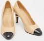 Chanel Vintage Pre-owned Leather heels Beige Dames - Thumbnail 2