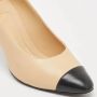 Chanel Vintage Pre-owned Leather heels Beige Dames - Thumbnail 5