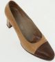 Chanel Vintage Pre-owned Leather heels Beige Dames - Thumbnail 5