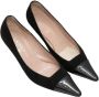 Chanel Vintage Pre-owned Leather heels Black Dames - Thumbnail 2