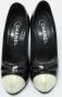 Chanel Vintage Pre-owned Leather heels Black Dames - Thumbnail 3