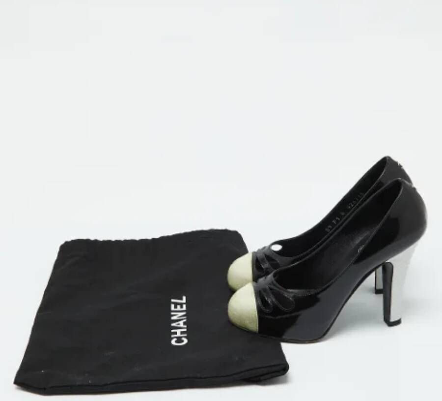 Chanel Vintage Pre-owned Leather heels Black Dames