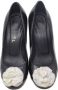 Chanel Vintage Pre-owned Leather heels Black Dames - Thumbnail 2