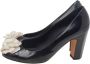 Chanel Vintage Pre-owned Leather heels Black Dames - Thumbnail 3