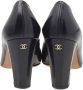 Chanel Vintage Pre-owned Leather heels Black Dames - Thumbnail 4