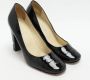 Chanel Vintage Pre-owned Leather heels Black Dames - Thumbnail 3