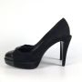 Chanel Vintage Pre-owned Leather heels Black Dames - Thumbnail 4