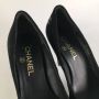 Chanel Vintage Pre-owned Leather heels Black Dames - Thumbnail 8