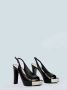 Chanel Vintage Pre-owned Leather heels Black Dames - Thumbnail 2