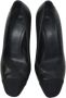 Chanel Vintage Pre-owned Leather heels Black Dames - Thumbnail 5