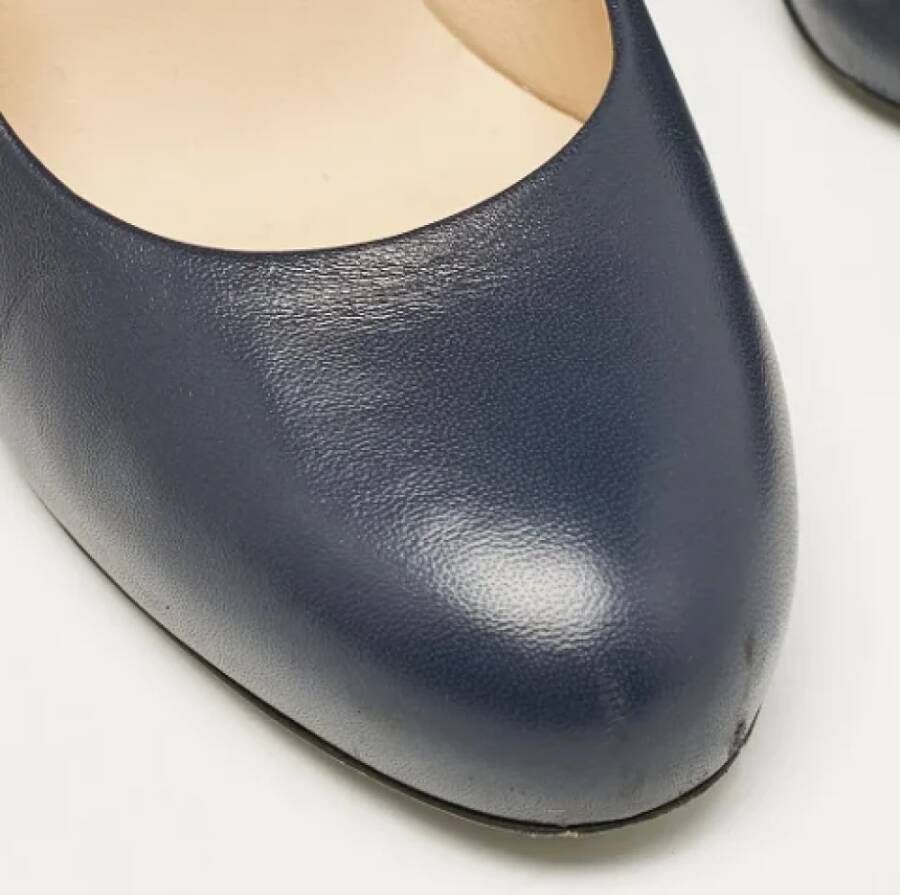 Chanel Vintage Pre-owned Leather heels Black Dames