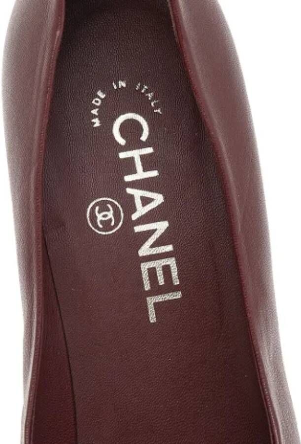Chanel Vintage Pre-owned Leather heels Brown Dames