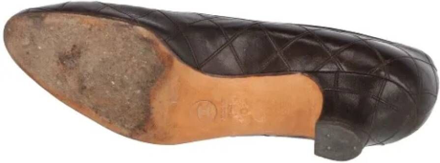 Chanel Vintage Pre-owned Leather heels Brown Dames