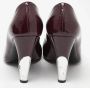 Chanel Vintage Pre-owned Leather heels Purple Dames - Thumbnail 5