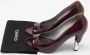 Chanel Vintage Pre-owned Leather heels Purple Dames - Thumbnail 9