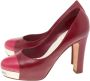 Chanel Vintage Pre-owned Leather heels Red Dames - Thumbnail 3