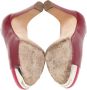 Chanel Vintage Pre-owned Leather heels Red Dames - Thumbnail 5