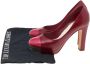 Chanel Vintage Pre-owned Leather heels Red Dames - Thumbnail 7