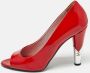 Chanel Vintage Pre-owned Leather heels Red Dames - Thumbnail 2