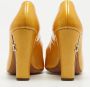 Chanel Vintage Pre-owned Leather heels Yellow Dames - Thumbnail 5