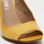 Chanel Vintage Pre-owned Leather heels Yellow Dames - Thumbnail 8