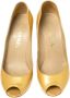 Chanel Vintage Pre-owned Leather heels Yellow Dames - Thumbnail 2
