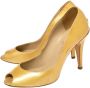 Chanel Vintage Pre-owned Leather heels Yellow Dames - Thumbnail 3