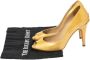 Chanel Vintage Pre-owned Leather heels Yellow Dames - Thumbnail 9
