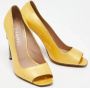Chanel Vintage Pre-owned Leather heels Yellow Dames - Thumbnail 4