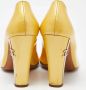 Chanel Vintage Pre-owned Leather heels Yellow Dames - Thumbnail 5