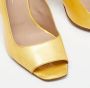 Chanel Vintage Pre-owned Leather heels Yellow Dames - Thumbnail 8