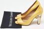 Chanel Vintage Pre-owned Leather heels Yellow Dames - Thumbnail 9