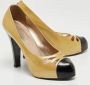 Chanel Vintage Pre-owned Leather heels Yellow Dames - Thumbnail 4