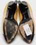 Chanel Vintage Pre-owned Leather heels Yellow Dames - Thumbnail 6