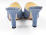 Chanel Vintage Pre-owned Leather mules Blue Dames - Thumbnail 5