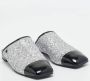 Chanel Vintage Pre-owned Leather mules Gray Dames - Thumbnail 4
