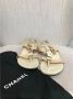 Chanel Vintage Pre-owned Leather sandals Beige Dames - Thumbnail 8