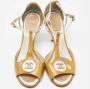 Chanel Vintage Pre-owned Leather sandals Beige Dames - Thumbnail 3