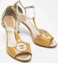 Chanel Vintage Pre-owned Leather sandals Beige Dames - Thumbnail 4