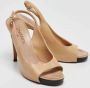 Chanel Vintage Pre-owned Leather sandals Beige Dames - Thumbnail 4