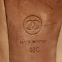 Chanel Vintage Pre-owned Leather sandals Beige Dames - Thumbnail 7