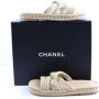 Chanel Vintage Pre-owned Leather sandals Beige Dames - Thumbnail 5
