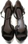 Chanel Vintage Pre-owned Leather sandals Black Dames - Thumbnail 2