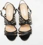 Chanel Vintage Pre-owned Leather sandals Black Dames - Thumbnail 3